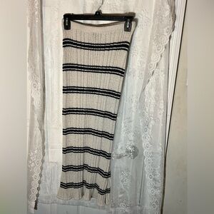 Women’s Maxi Tight Striped Skirt, Size S